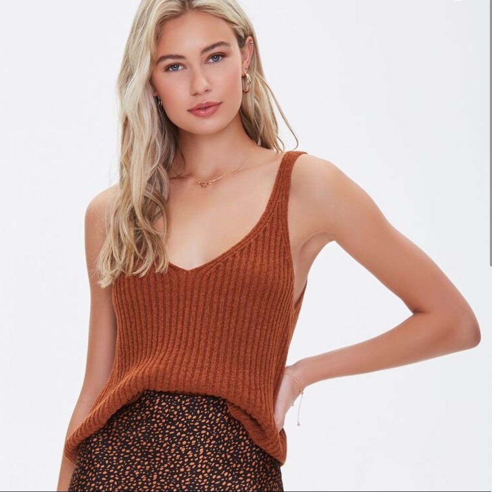 ✨ SOLD ✨ Forever 21 | Sweater-Knit Tank Top